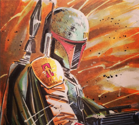 Звёздные войны Боба Фетт арт