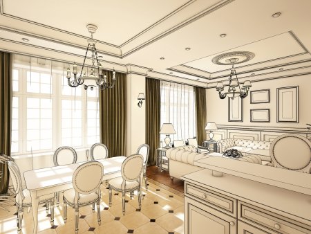 Потолок ар деко