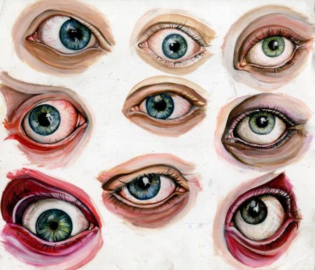 Глаза рисунок