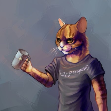 Крутые коты арт