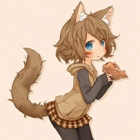 Кошка в виде человека