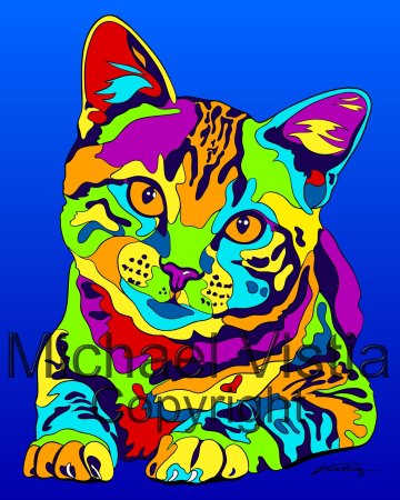 Животные в стиле поп-арт