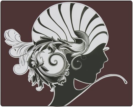 Орнамент ар деко цветы