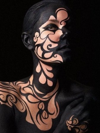 Узоры на лице