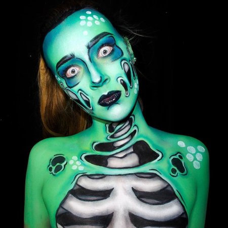 Авангардный боди арт