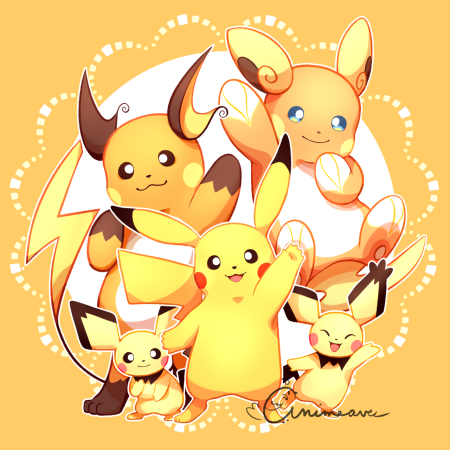 Эволюция Пикачу в Райчу