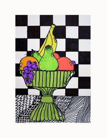 Натюрморт в стиле поп арт