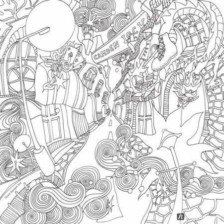 Медитативная раскраска для взрослых Лиззи Каллен: