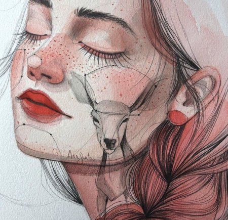 Нарисовать грим