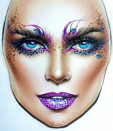 Эскиз грима