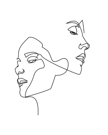 Лицо для рисования макияжа арт