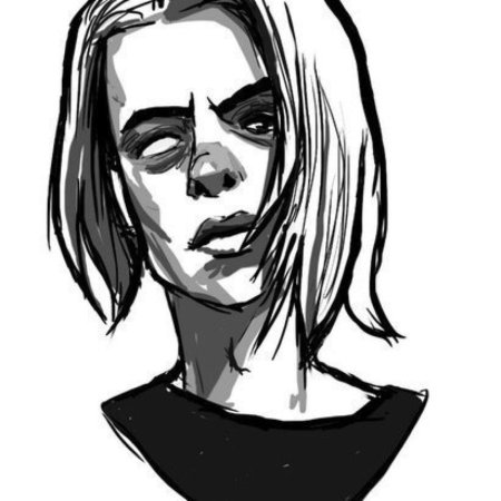 Дудлинг лицо