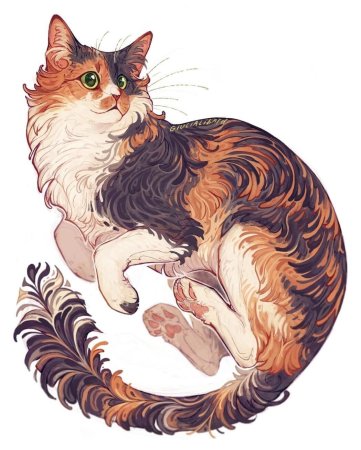 Кошки арты