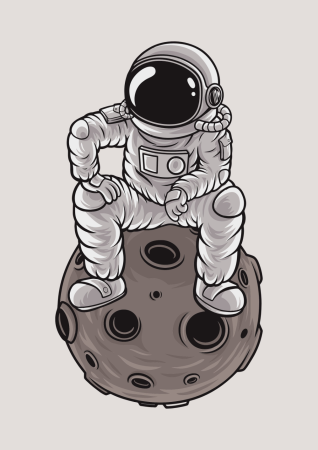 Космонавт арты