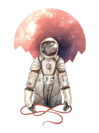 Космонавт Графика