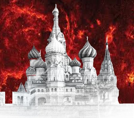 Спасская башня и собор Василия Блаженного
