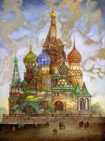 Собор Василия Блаженного картина
