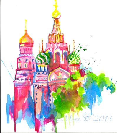 Москва иллюстрация