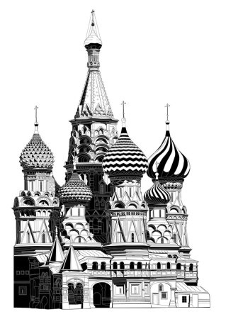 Собор Василия Блаженного в Москве чб