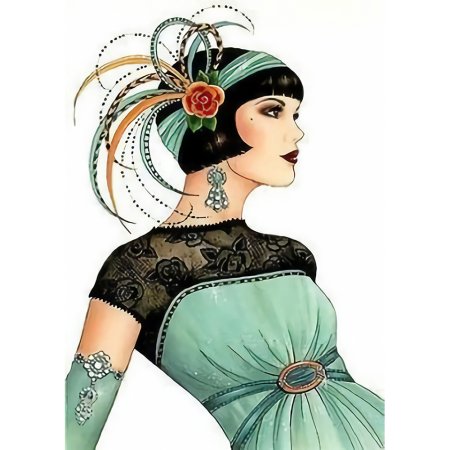 Художник Art deco Claire Coxon