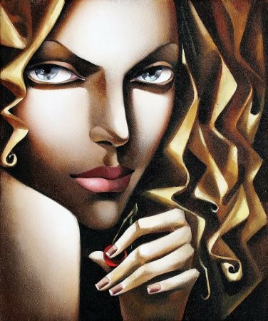 Art deco Lady новогоднее