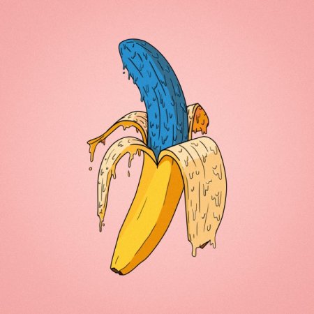 Банан рисунок