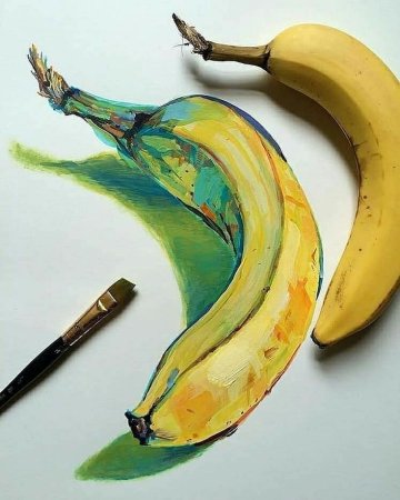 Скетчинг фрукты