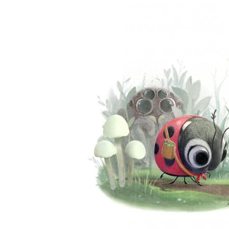 Милые Божьи коровки арт