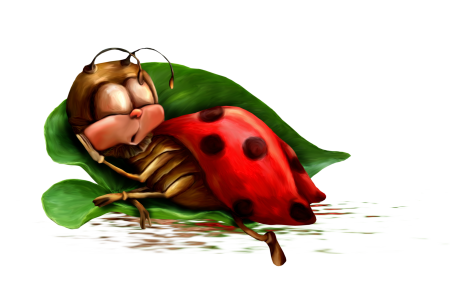 Мила Божья коровка аниме