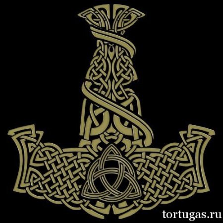 Мьельнир молот тора тату