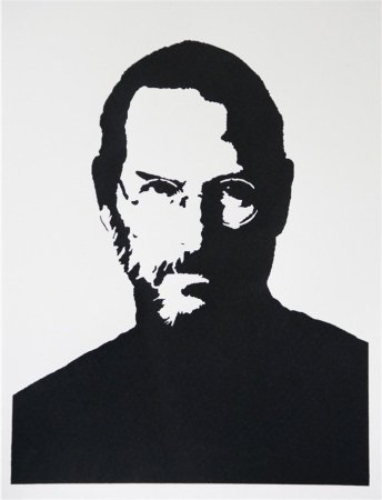 Стив Джобс портрет Графика