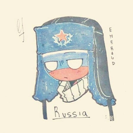 Шапка ушанка СССР Countryhumans