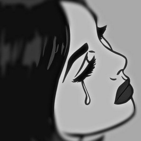 Плачущая девушка СКИЛЛ