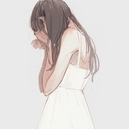 Аниме девочка в истерике