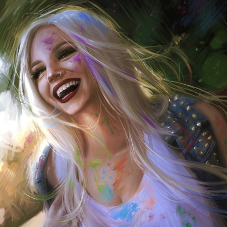 Девушка арт