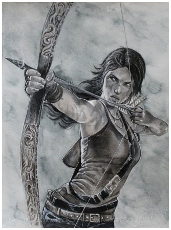 Рисунки томб Райдер