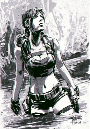 Артстатион Лара Крофт