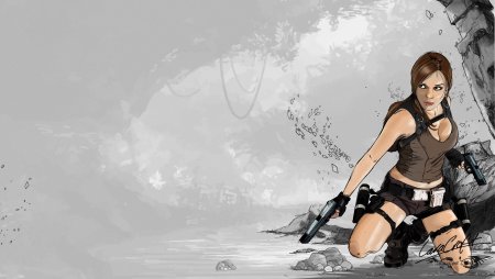 Обои томб, Райдер Лара Крофт