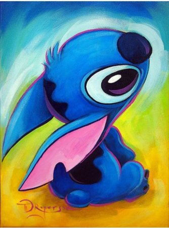 Рисунки красками из мультиков