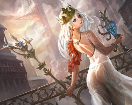 Девушка фэнтези арт