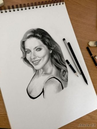 Орнелла Мути рисунок