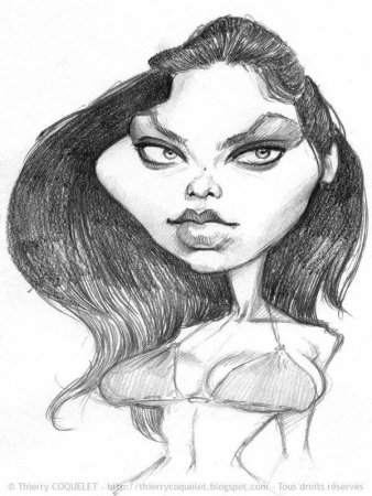 Орнелла Мути рисунок