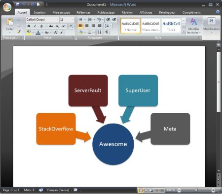 Графический элемент smartart