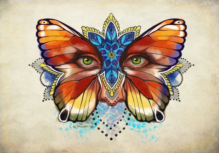 Бабочка арт