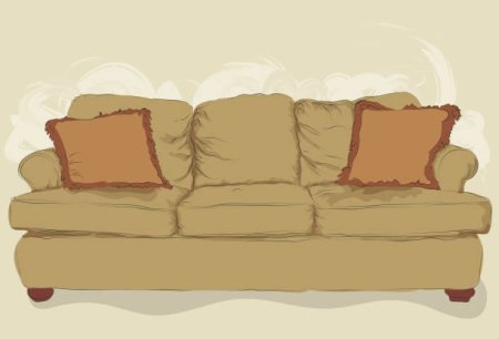 Нарисовать диван