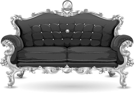 Прозрачные иллюстрации диваны