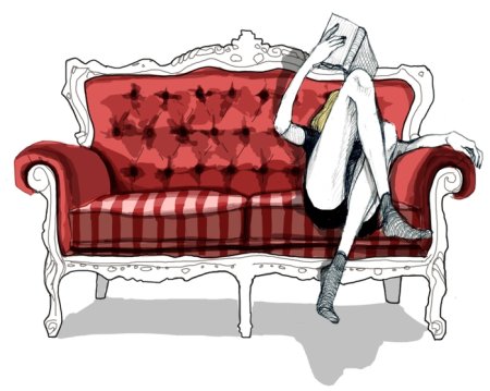 Диван карикатура