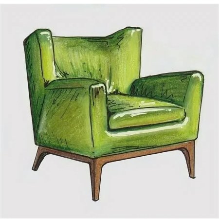 Кресло скетч