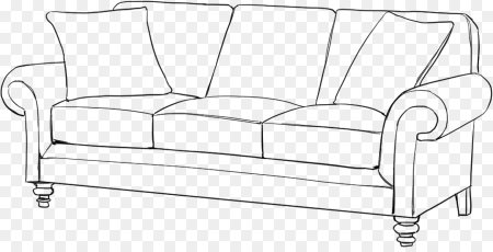 Диван зарисовка