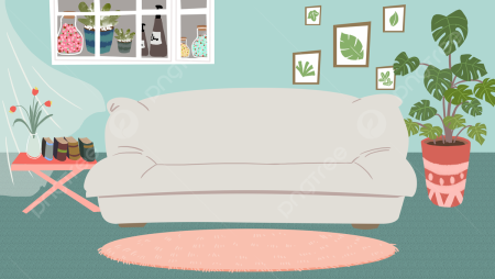 Фон комнаты мультяшный